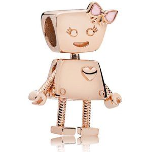 STERLING SILVER 925 BELLA BOT ROBOTINE ROSIE CHARM